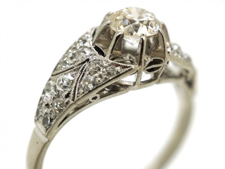 Art Deco Platinum & Diamond Ring
