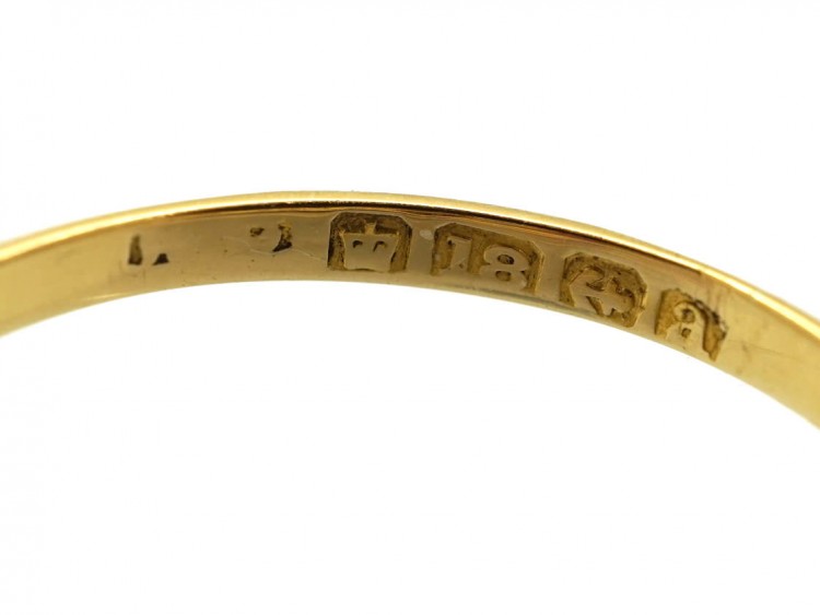Victorian 18ct Gold, Diamond & Ruby Ring