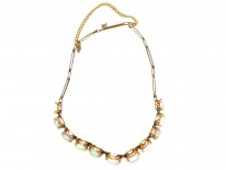 Edwardian 9ct Gold & Opal Bracelet