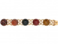 Victorian Scottish Gold & Agate Bracelet