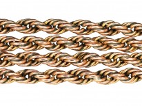 Edwardian 9ct Gold Prince of Wales Twist Chain