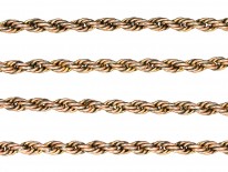Edwardian 9ct Gold Prince of Wales Twist Chain