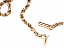 Edwardian 9ct Gold Prince of Wales Twist Chain