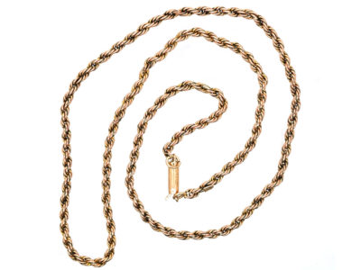 Edwardian 9ct Gold Prince of Wales Twist Chain
