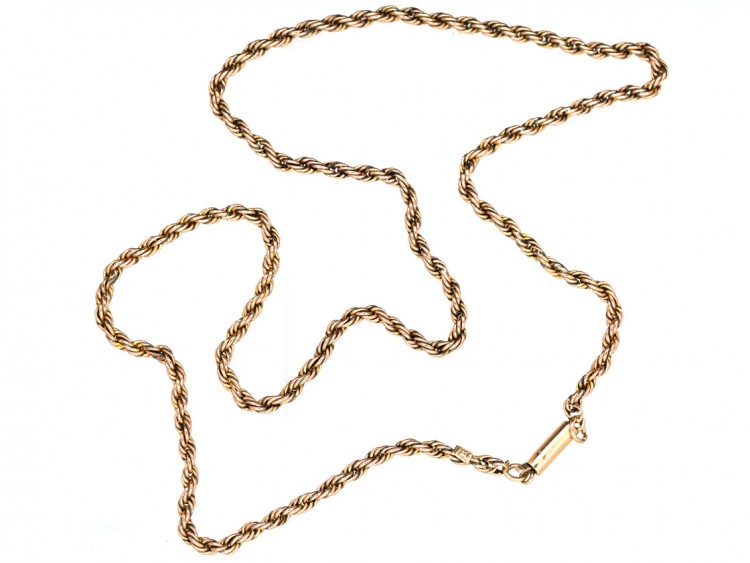 Edwardian 9ct Gold Prince of Wales Twist Chain