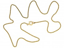 Edwardian 15ct Gold Prince of Wales Twist Chain