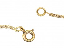 French 18ct Gold Fine Woven Chain
