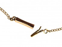 Edwardian 9ct Gold Fine Trace Link Chain