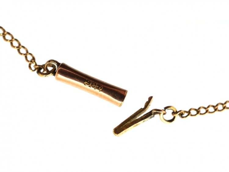 Edwardian 9ct Gold Fine Trace Link Chain