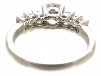 18ct White Gold Seven Stone Diamond Ring