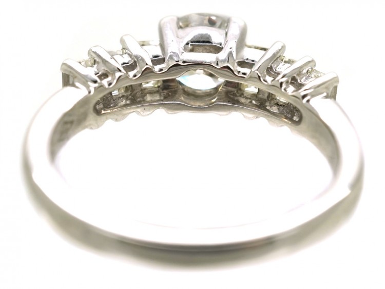18ct White Gold Seven Stone Diamond Ring
