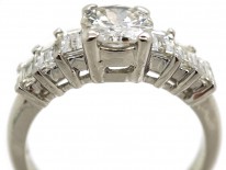 18ct White Gold Seven Stone Diamond Ring