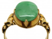 14ct Gold & Jade Ring
