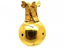 9ct Gold Masonic Ball on 9ct Gold Chain