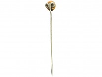 Victorian 15ct Gold & Diamond Tie Pin