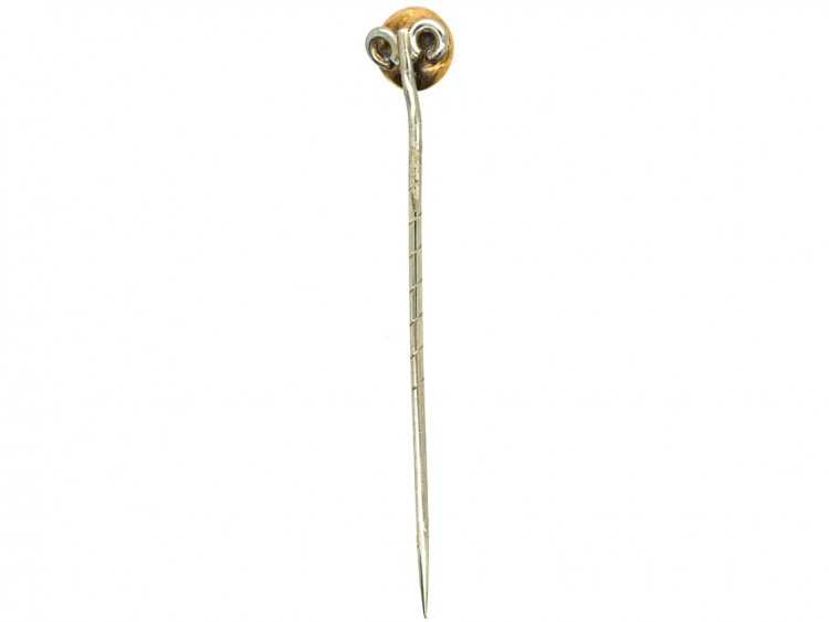 Victorian 15ct Gold & Diamond Tie Pin