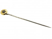 Victorian 15ct Gold & Diamond Tie Pin