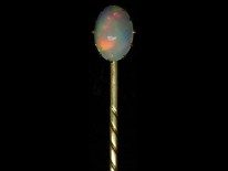 Edwardian 15ct Gold & Opal Tie Pin
