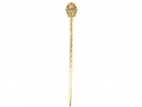 Edwardian 15ct Gold & Opal Tie Pin