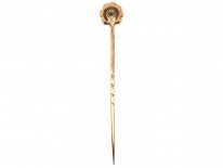 Victorian 18ct Gold & Rose Diamond Tie Pin