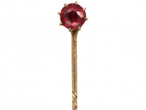 9ct Gold & Garnet Tie Pin