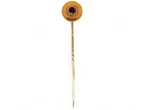 Victorian 15ct Gold & Garnet Tie Pin