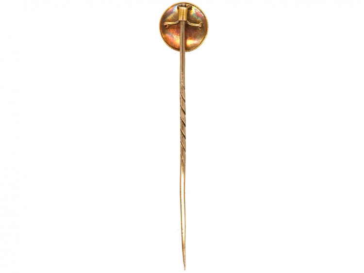 Victorian 15ct Gold & Garnet Tie Pin