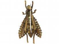 Victorian Vauxhall Glass Bee Brooch