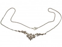 Art Deco Silver & Marcasite Necklace