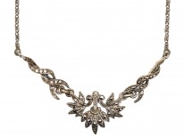 Art Deco Silver & Marcasite Necklace