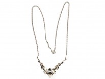 Art Deco Silver & Marcasite Necklace