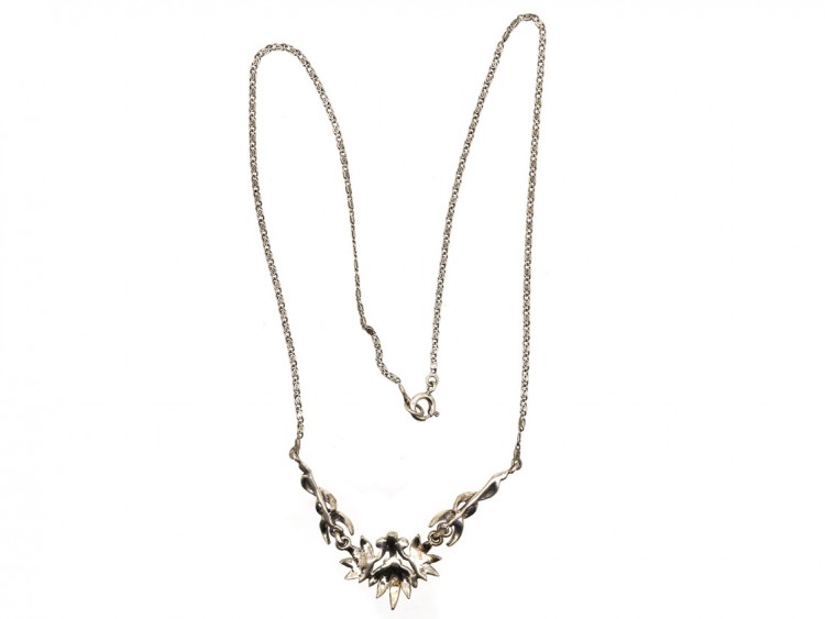 Art Deco Silver & Marcasite Necklace