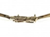 Art Deco 14ct White Gold & Diamond Bracelet