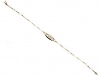 Art Deco 14ct White Gold & Diamond Bracelet