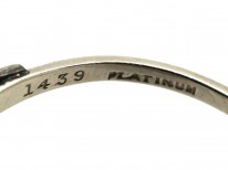 18ct White Gold, Natural Pearl & Diamond Ring