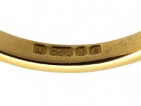 18ct Gold, Sapphire & Diamond Three Stone Ring