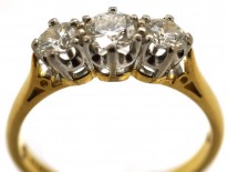 18ct Gold, Three Stone Diamond Ring