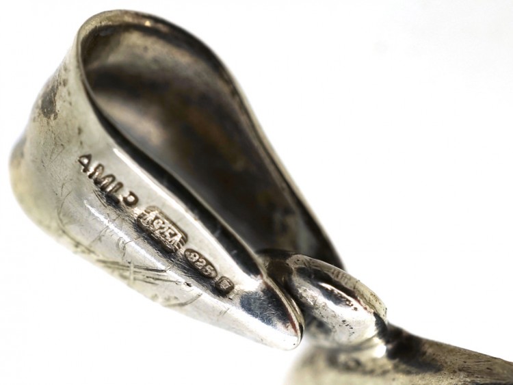 Two Doves Silver Locket