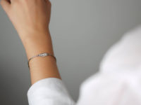 Art Deco 14ct White Gold & Diamond Bracelet