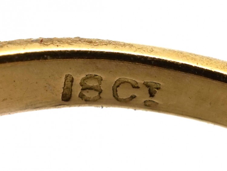 Edwardian 18ct Gold, Sapphire & Diamond Ring
