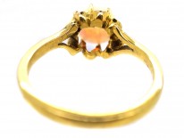 Edwardian 18ct Gold & Opal Cabochon Ring