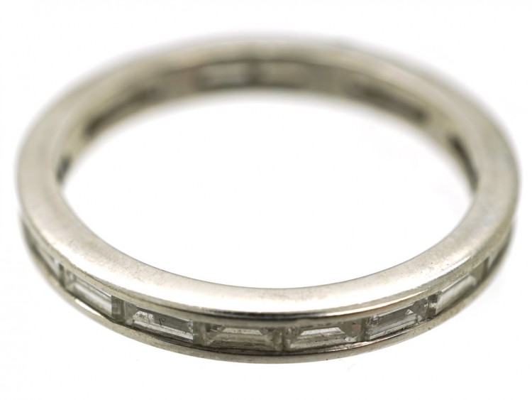 18ct White Gold & Diamond Eternity Ring