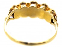 Regency 15ct Gold & Opal Five Stone Ring