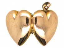 Edwardian 9ct Gold Heart Locket