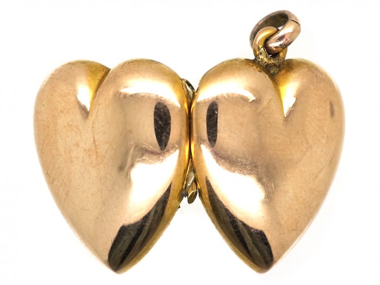 Edwardian 9ct Gold Heart Locket