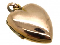 Edwardian 9ct Gold Heart Locket