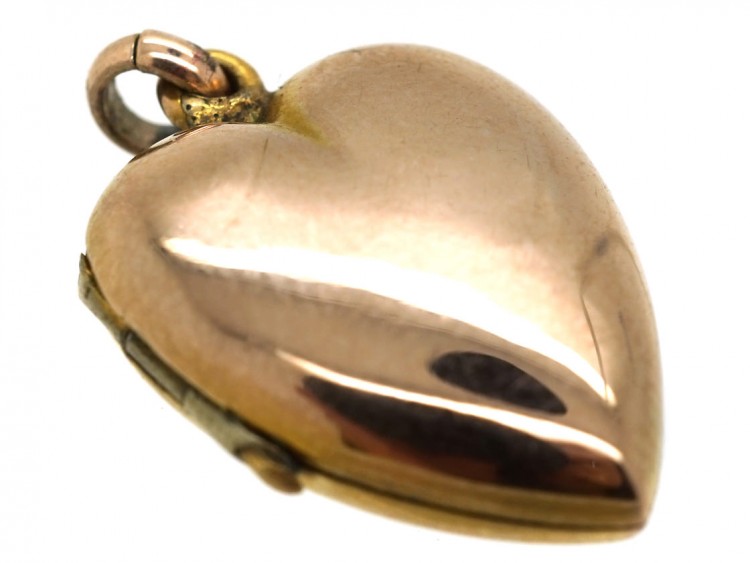 Edwardian 9ct Gold Heart Locket