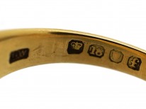 Late Victorian 18ct Gold & Bloodstone Signet Ring With a Cockerel Intaglio