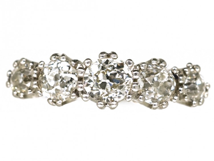 Platinum & Diamond Five Stone Ring