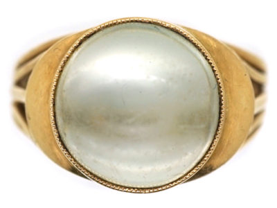 14ct Gold Moonstone Ring